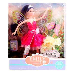BONECA BORBOLETA EMILY ROSA