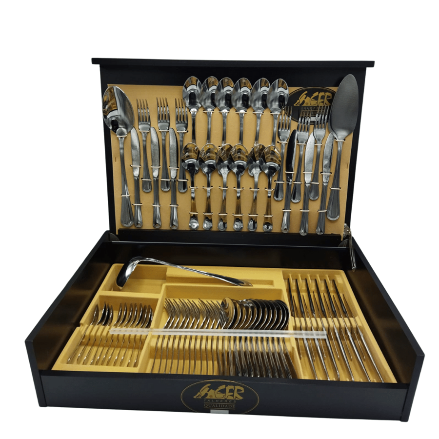 PARIS FAQUEIRO CAIXA MADEIRA 75PCS