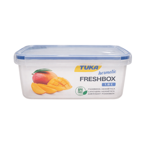 TUKA CAIXA HERMÉTICA RECT. 1800ML