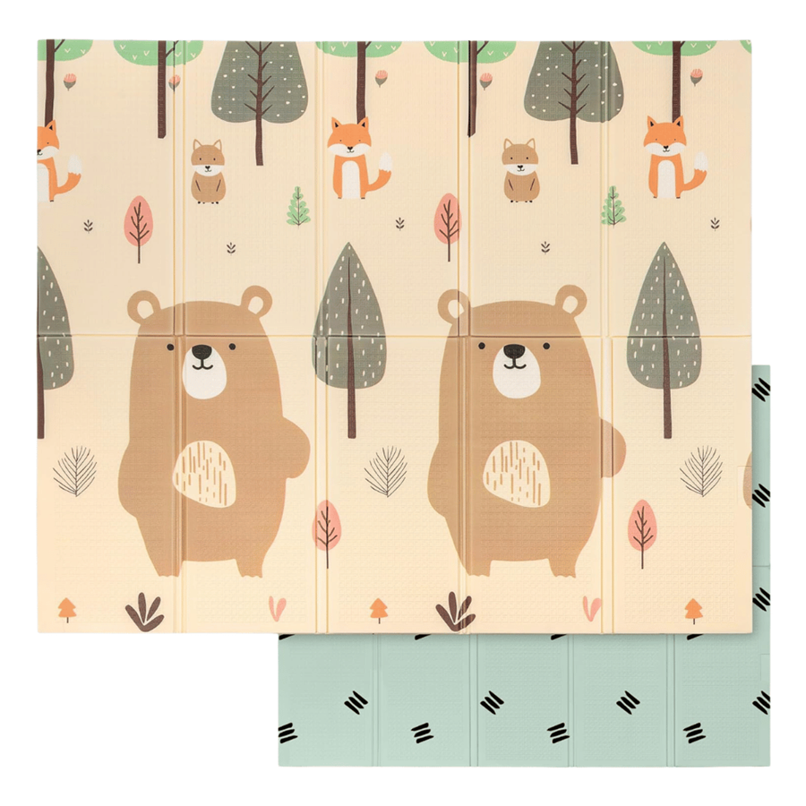 TAPETE INFANTIL XXL DOBRÁVEL E REVERSIVEL BEAR