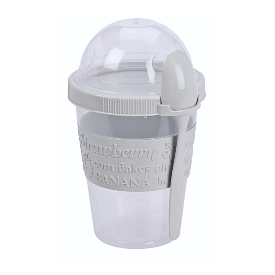 COPO P/IOGURTE CINZA 600ML