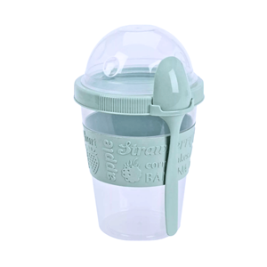 COPO P/IOGURTE VERDE 600ML