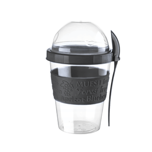 COPO P/IOGURTE PRETO 600ML