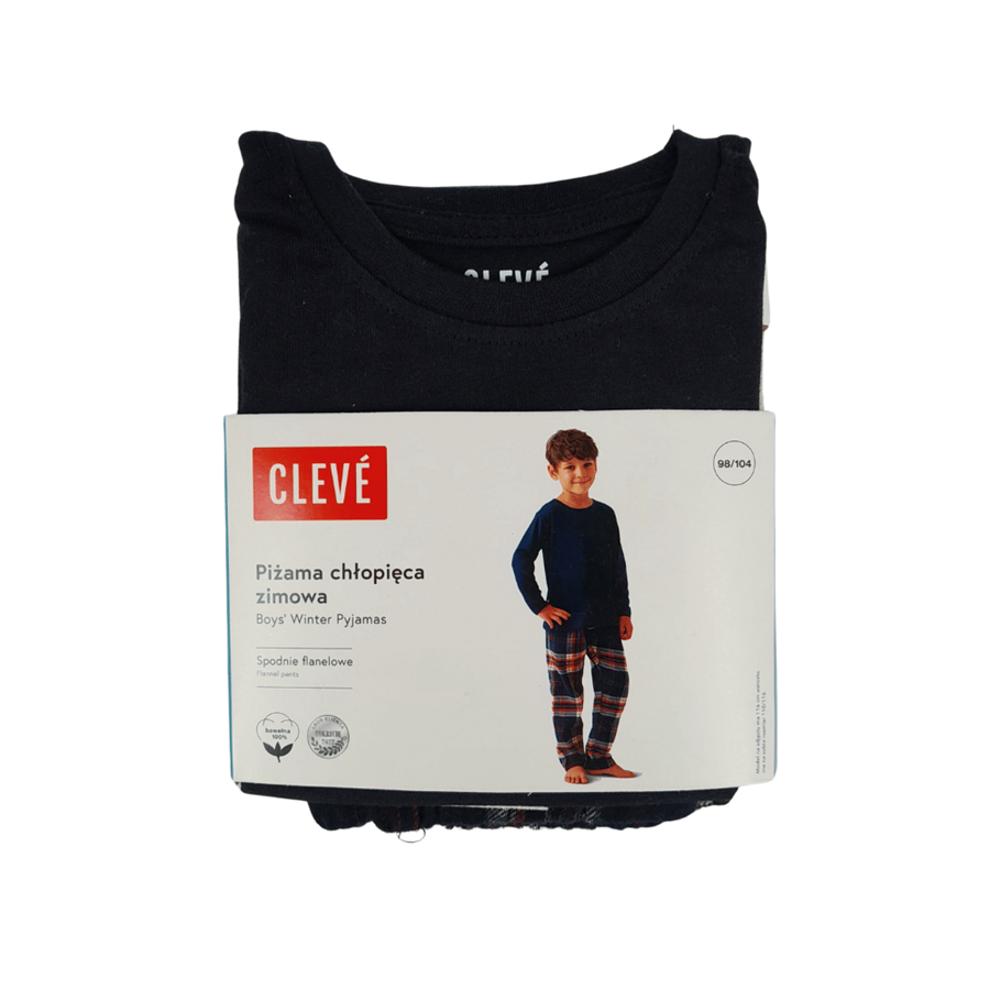 CLEVE PIJAMA MENINO AZUL 3/4 ANOS