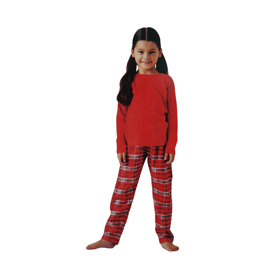 CLEVE PIJAMA MENINA VERMELHO 5/6 ANOS