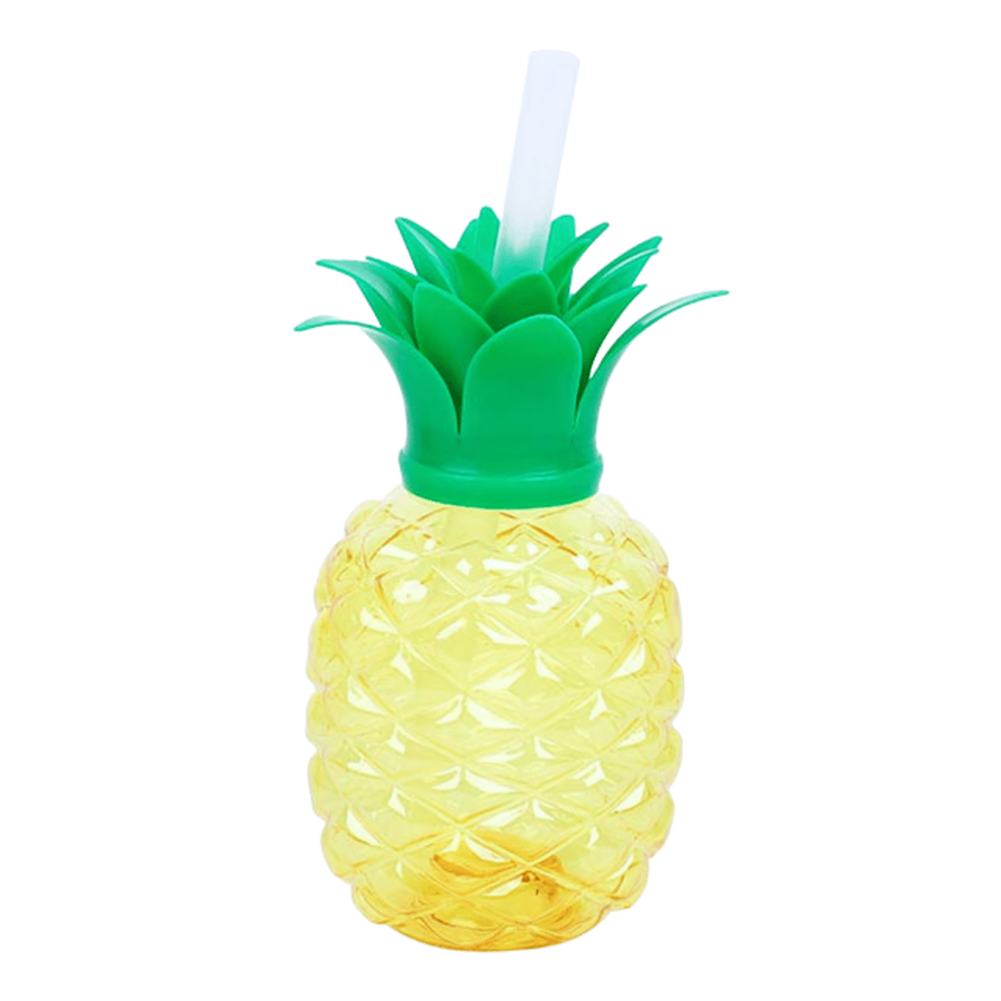 COPO ANANAS C/PALHINHA 500ML