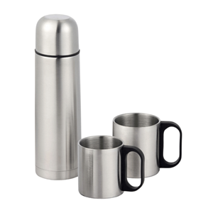 KOZINA TERMO 500ML C/2 CANECAS INOX