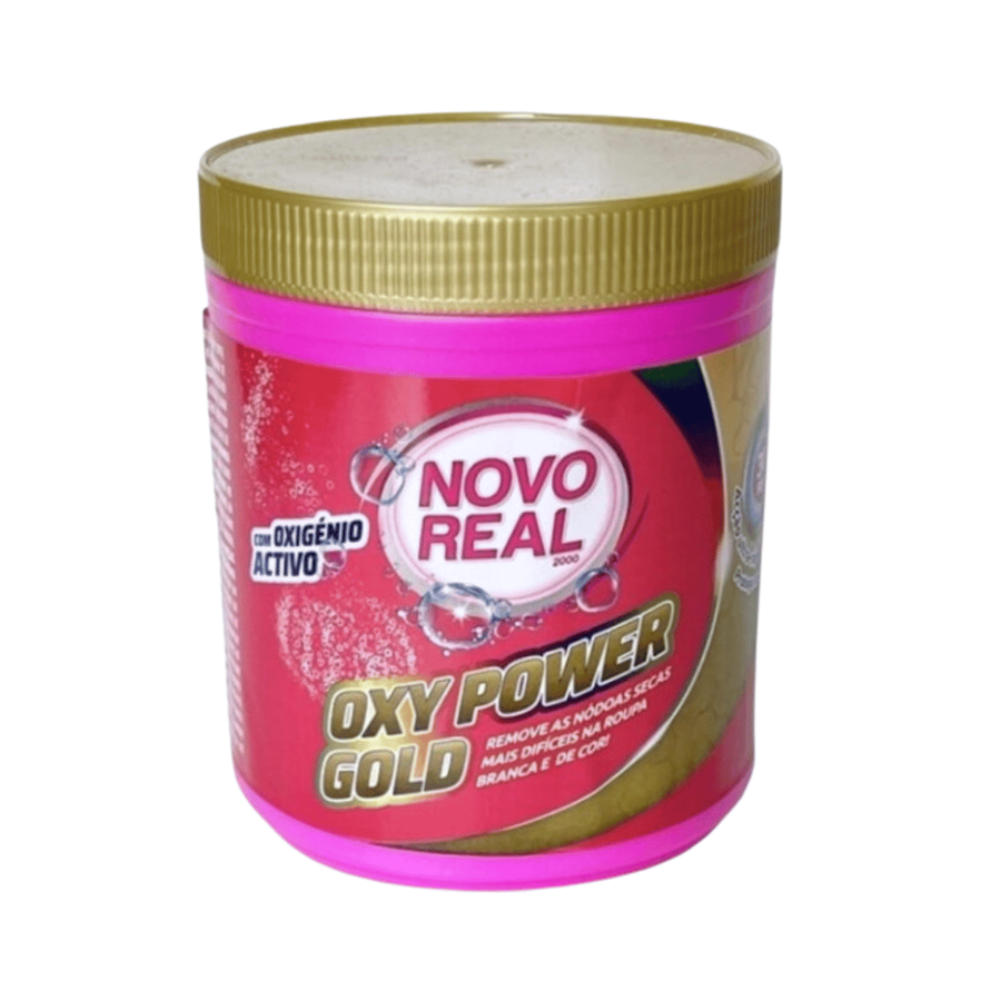 NOVO REAL TIRA NÓDOAS PÓ OXY ROUPA CORES