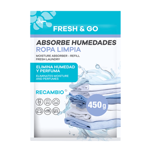 CASA AROMAS REC. ABSORVE HUMIDADE 450G ROUPA LIMPA