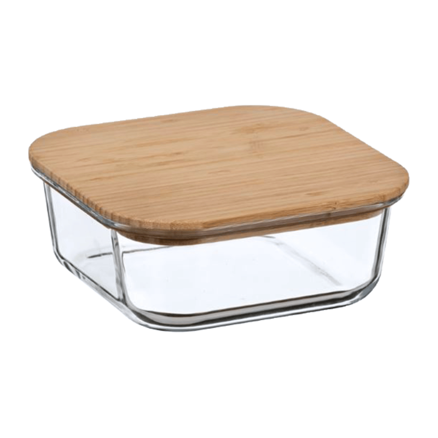 RECIPIENTE VIDRO C/TPA BAMBU 1200ML
