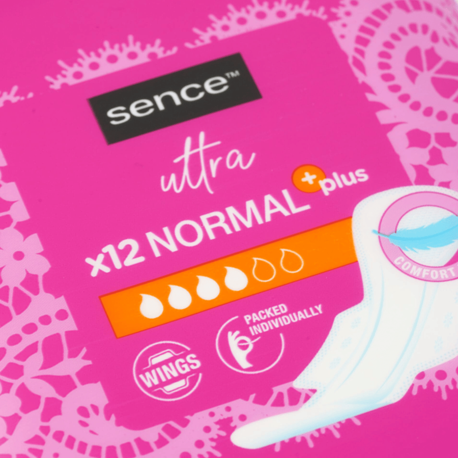 SENCE PENSOS HIGIÉNICOS C/12 NORMAL C/ABAS