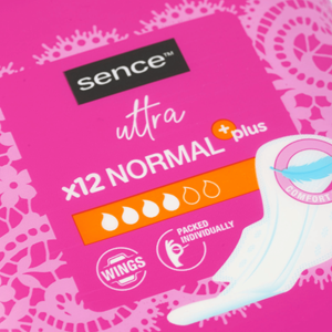 SENCE PENSOS HIGIÉNICOS C/12 NORMAL C/ABAS
