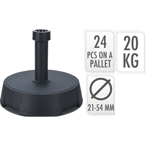 BASE P/GUARDA SOL 20KGS ANTRACITE
