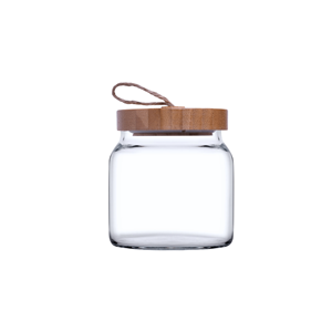 FRASCO VIDRO C/TPA WOODY 575ML