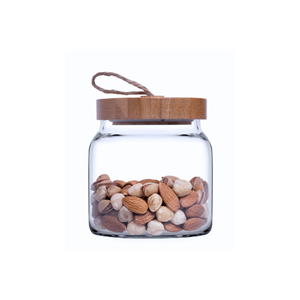 FRASCO VIDRO C/TPA WOODY 575ML