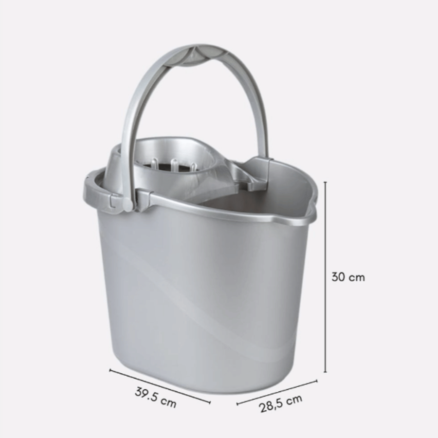 BALDE ESFREGONA PRATA 14L