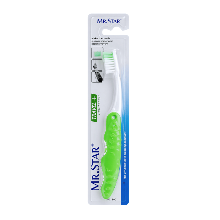ESCOVA DENTES VIAGEM VERDE 18.5CM