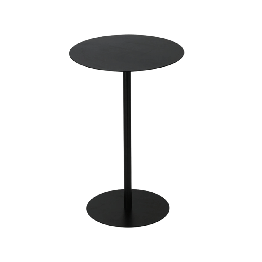 MESA METAL PRETA 35X53CM