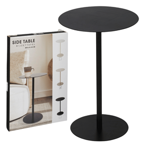 MESA METAL PRETA 35X53CM