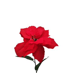 FLOR DE NATAL 25X65CM VERMELHA