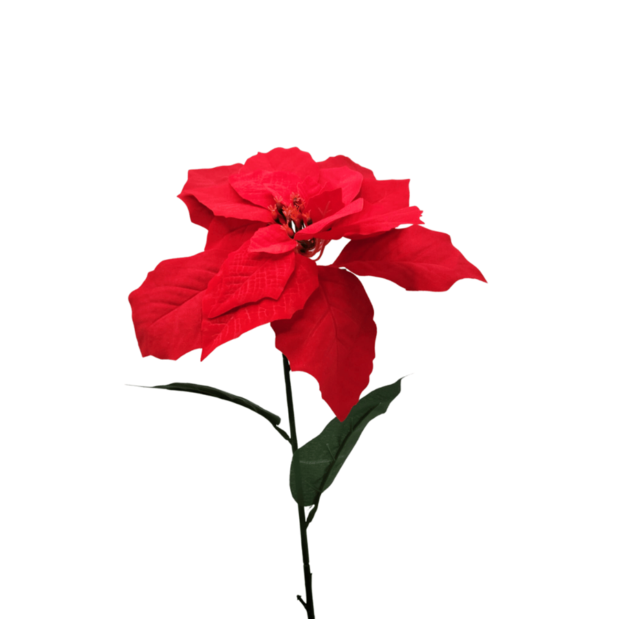 FLOR DE NATAL 25X65CM VERMELHA