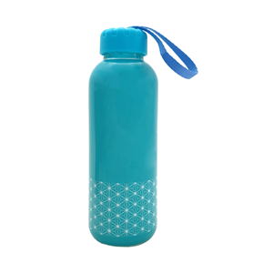 GARRAFA VIDRO AZUL