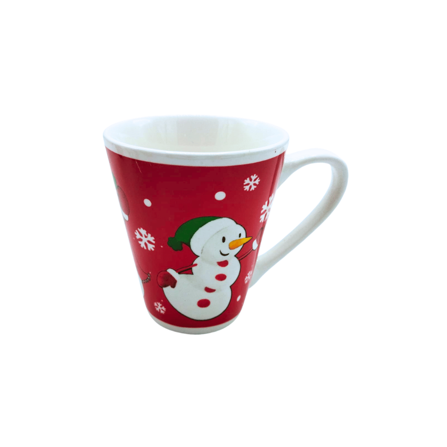 CANECA BONECO NEVE 9X10CM