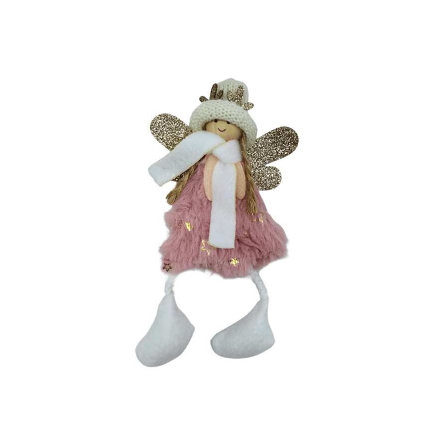 ANJO NATAL ROSA 12CM