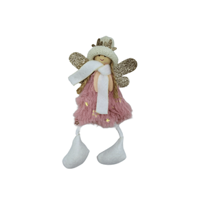 ANJO NATAL ROSA 12CM