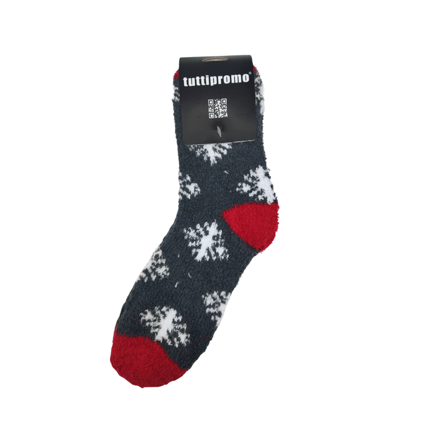 MEIA NATAL FLOCOS 21X17CM