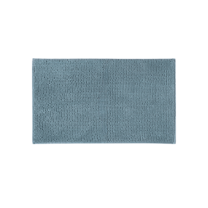 TAPETE BANHO 45X70CM CHENILLE AZUL