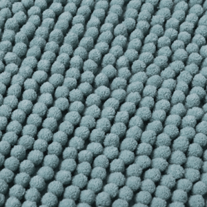 TAPETE BANHO 45X70CM CHENILLE AZUL