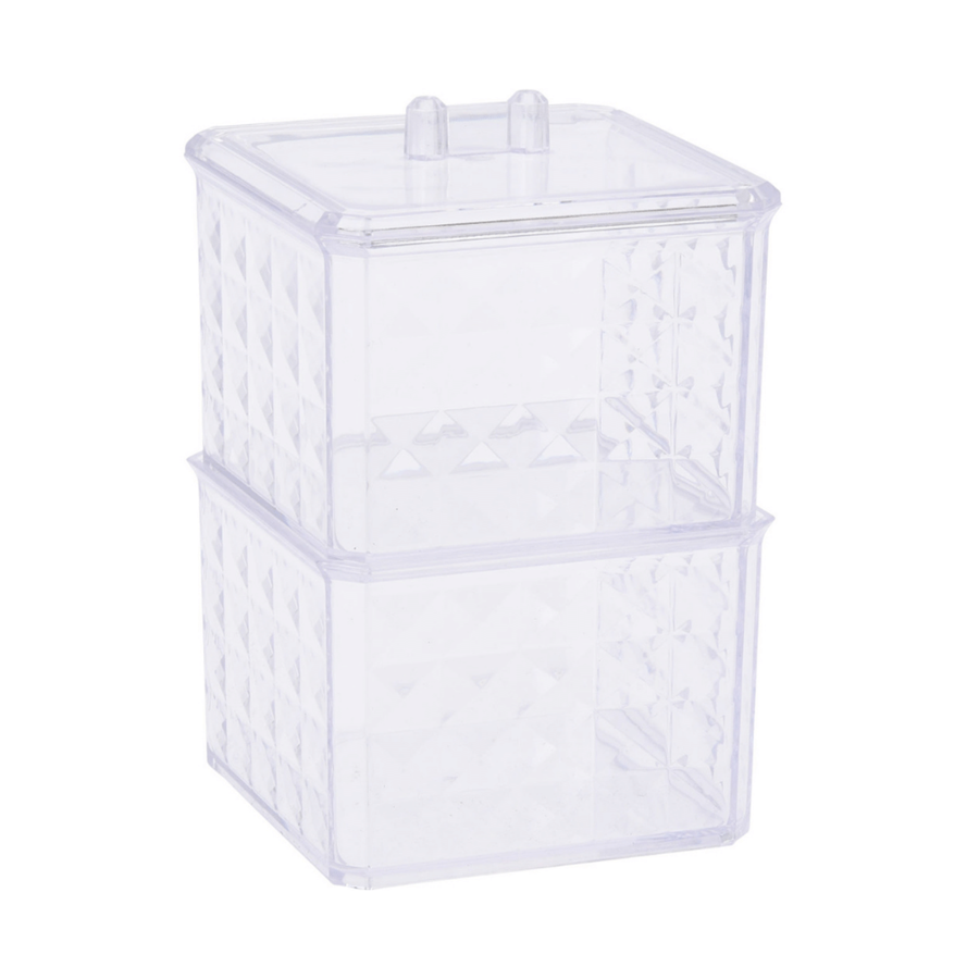 PACK 2 ORGANIZADORES CAIXA P/MAQUILHAGEM