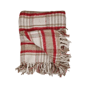 MANTA QUADRADOS VERMELHA 130X160CM MANTA QUADRADOS VERMELHA 130X160CM