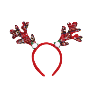 BANDOLETE NATAL RENA VERMELHA 25X24CM