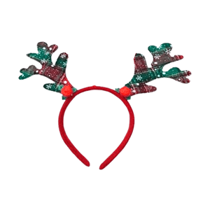BANDOLETE NATAL RENA VERDE 25X24CM