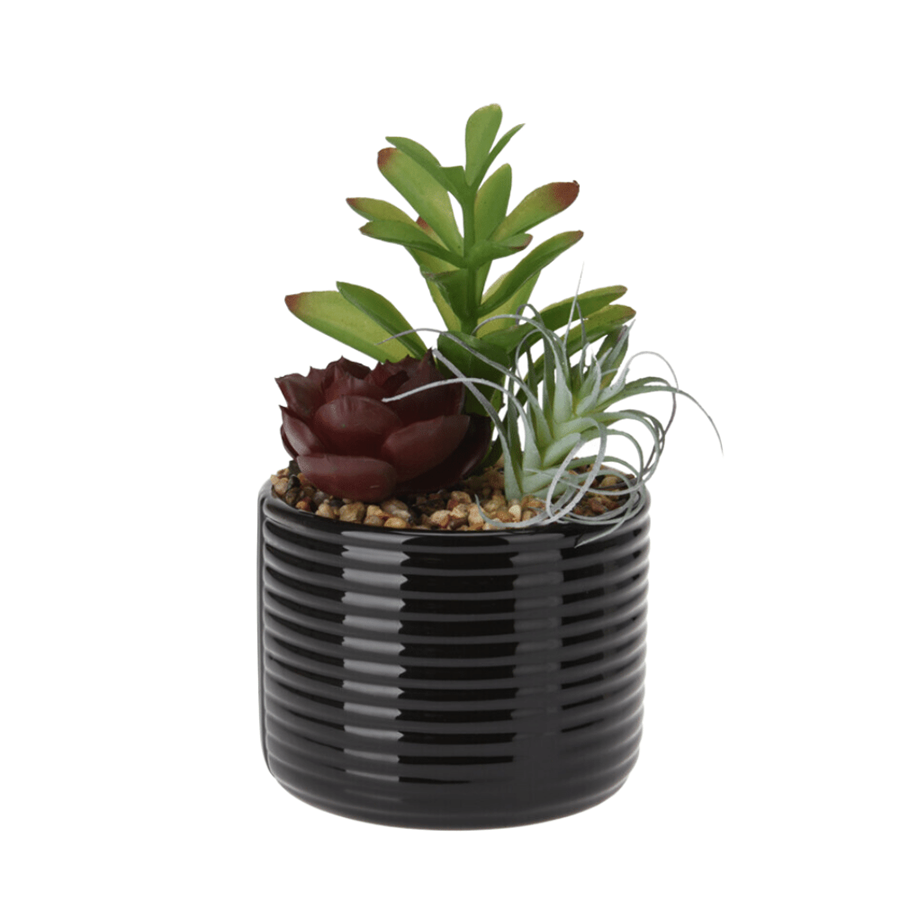 PLANTA ARTIFICIAL VASO PRETO