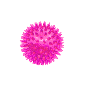 BRINQUEDO BOLA PICOS ROSA P/ANIMAIS