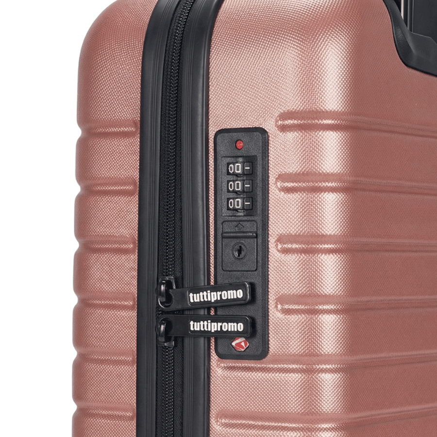 MALA VIAGEM 40X25X20CM ROSA GOLD