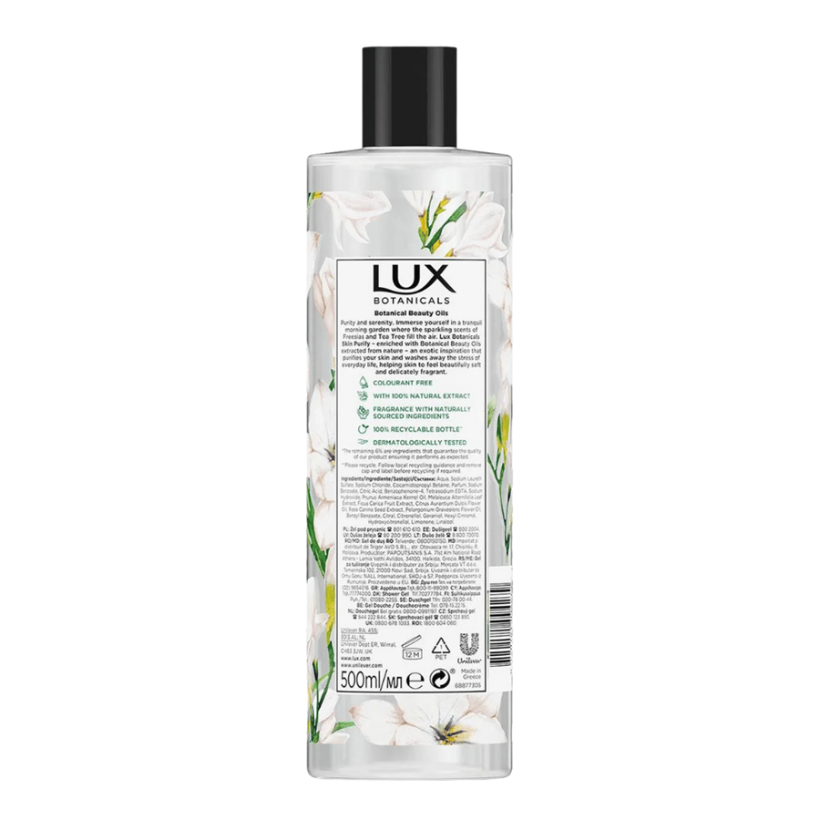 LUX GEL BANHO BOTANICALS FREESIA&TEA TREE OIL 500ML
