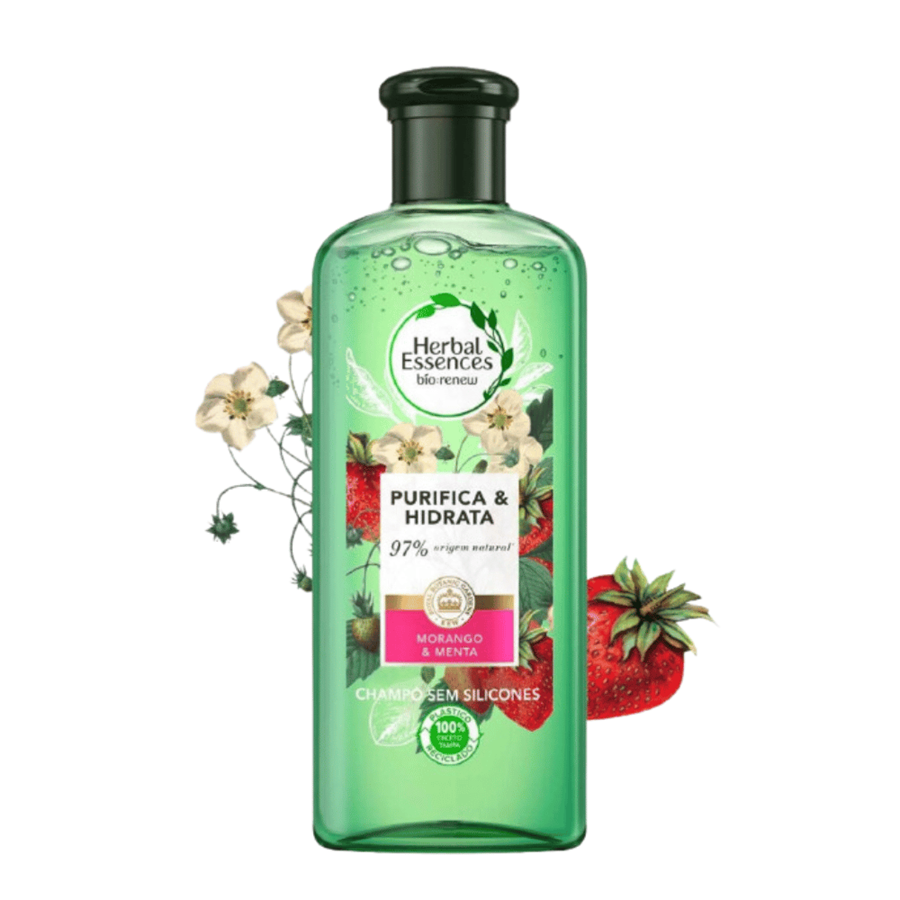 HERBAL ESSENCES CHAMPÔ MORANGO E MENTA 250ML