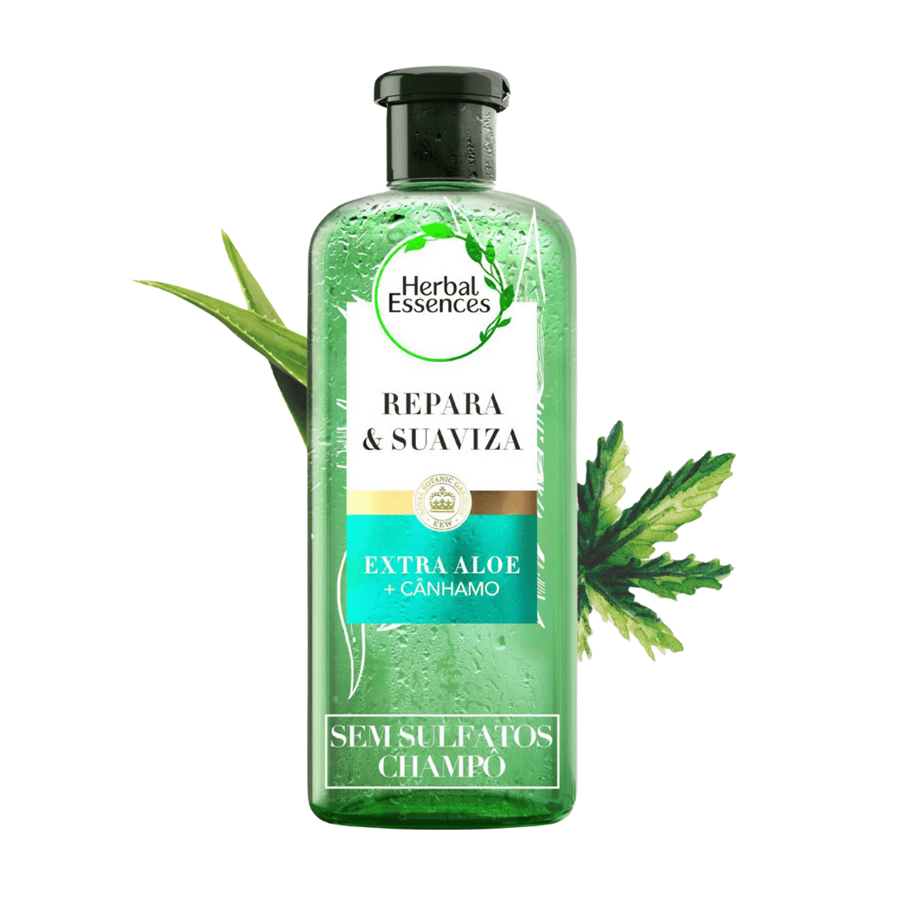 HERBAL ESSENCES CHAMPÔ ALOE VERA E CANHAMO 225ML