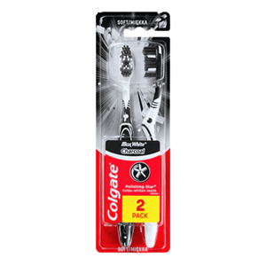 COLGATE ESCOVA DENTES C/2 MAX WHITE CHARCOAL