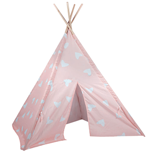 TENDA ROSA C/CORAÇÕES