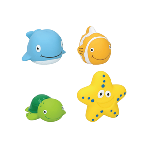 EDDY TOYS ANIMAL P/BANHO C/4