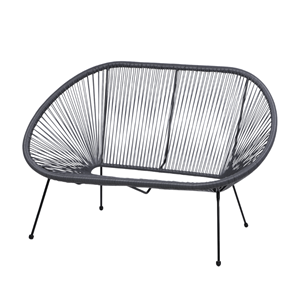 SOFÁ P/JARDIM  ANTRACITE 137X92XH85CM
