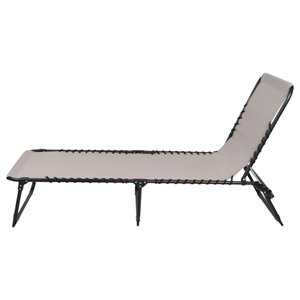 ESPREGUIÇADEIRA TAUPE 187X56XH26/85CM
