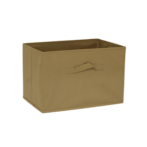 CAIXA TECIDO 38X25CM P/ARRUMAÇÃO BEGE