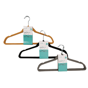 CABIDE VELUDO C/3 BEGE