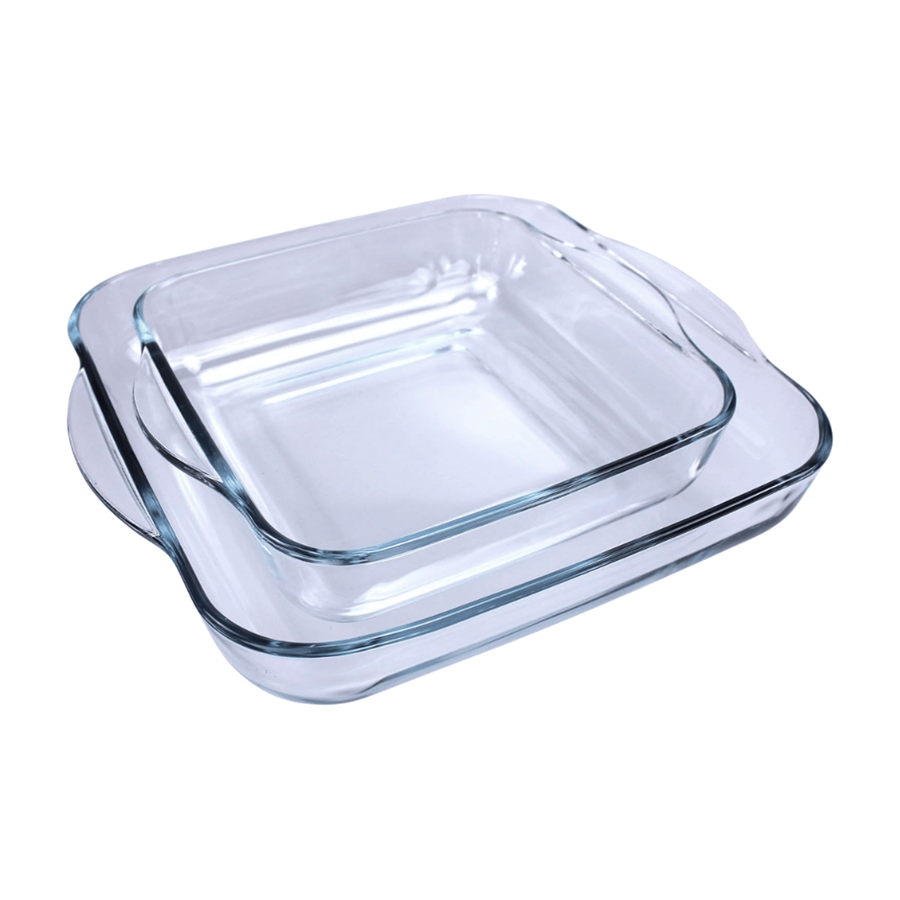 MYGLASS TABULEIRO FORNO QUADRADO C/2